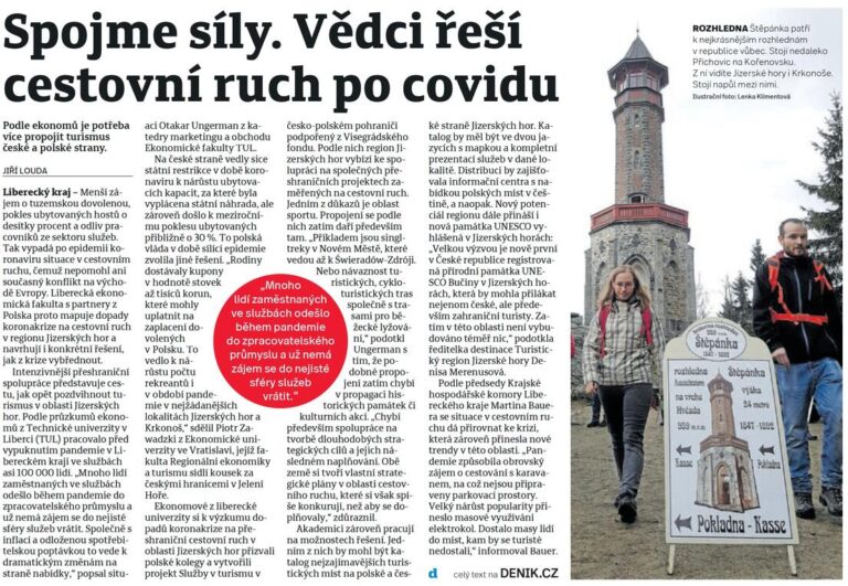 Article on Denik.cz